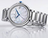 Buy Shop Maurice Lacroix Fiaba Diamonds Mother of Pearl Dial Silver Steel Strap Watch for Women - FA1004-SD502-170-1 USA Online