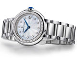 Buy Shop Maurice Lacroix Fiaba Diamonds Mother of Pearl Dial Silver Steel Strap Watch for Women - FA1004-SD502-170-1 USA Online