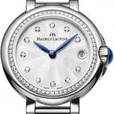 Buy Shop Maurice Lacroix Fiaba Diamonds Mother of Pearl Dial Silver Steel Strap Watch for Women - FA1004-SD502-170-1 USA Online