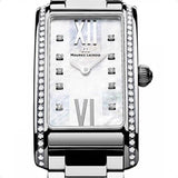 Buy Shop Maurice Lacroix Fiaba Diamonds White Dial Silver Steel Strap Watch for for Women - FA2164-SD532-170 USA Online