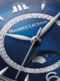Buy Shop Maurice Lacroix Fiaba Moonphase Blue Dial Silver Steel Strap Watch for Women - FA1084-SS002-420-1 USA Online