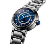 Buy Shop Maurice Lacroix Fiaba Moonphase Blue Dial Silver Steel Strap Watch for Women - FA1084-SS002-420-1 USA Online