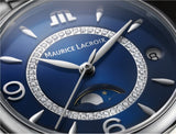 Buy Shop Maurice Lacroix Fiaba Moonphase Blue Dial Silver Steel Strap Watch for Women - FA1084-SS002-420-1 USA Online