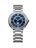 Buy Shop Maurice Lacroix Fiaba Moonphase Blue Dial Silver Steel Strap Watch for Women - FA1084-SS002-420-1 USA Online