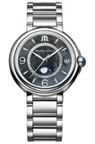 Buy Shop Maurice Lacroix Fiaba Moonphase Blue Dial Silver Steel Strap Watch for Women - FA1084-SS002-420-1 USA Online