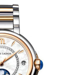 Buy Shop Maurice Lacroix Fiaba Moonphase Mother of Pearl Dial Two Tone Steel Strap Watch for Women - FA1084-PVP13-150-1 USA Online