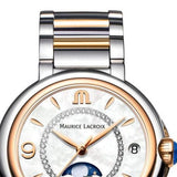Buy Shop Maurice Lacroix Fiaba Moonphase Mother of Pearl Dial Two Tone Steel Strap Watch for Women - FA1084-PVP13-150-1 USA Online
