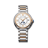 Buy Shop Maurice Lacroix Fiaba Moonphase Mother of Pearl Dial Two Tone Steel Strap Watch for Women - FA1084-PVP13-150-1 USA Online