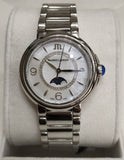 Buy Shop Maurice Lacroix Fiaba Moonphase White Mother of Pearl Dial Silver Steel Strap Watch for Women - FA1084-SS002-170-1 USA Online