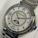 Buy Shop Maurice Lacroix Fiaba Moonphase White Mother of Pearl Dial Silver Steel Strap Watch for Women - FA1084-SS002-170-1 USA Online