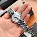 Buy Shop Maurice Lacroix Fiaba Moonphase White Mother of Pearl Dial Silver Steel Strap Watch for Women - FA1084-SS002-170-1 USA Online