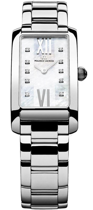 Buy Shop Maurice Lacroix Fiaba Mother of Pearl Dial Silver Steel Strap Watch for Women - FA2164-SS002-170 USA Online