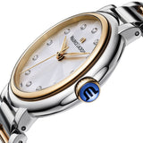 Buy Shop Maurice Lacroix Fiaba Mother of Pearl Dial Two Tone Steel Strap Watch for Women - FA1007-PVP13-170-1 USA Online