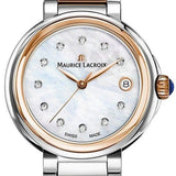Buy Shop Maurice Lacroix Fiaba Mother of Pearl Dial Two Tone Steel Strap Watch for Women - FA1007-PVP13-170-1 USA Online
