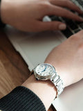 Buy Shop Maurice Lacroix Fiaba Silver Dial Silver Steel Strap Watch for Women - FA1004-SS002-110-1 USA Online