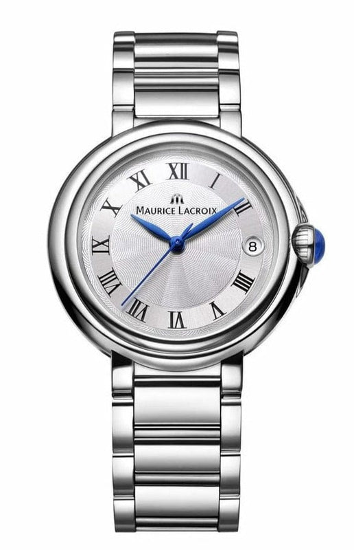 Buy Shop Maurice Lacroix Fiaba Silver Dial Silver Steel Strap Watch for Women - FA1004-SS002-110-1 USA Online