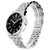 Buy Shop Maurice Lacroix Pontos Date Automatic Black Dial Silver Steel Strap Watch For Men - PT6148-SS002-330 USA Online