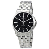 Maurice Lacroix Pontos Date Automatic Black Dial Silver Steel Strap Watch For Men - PT6148-SS002-330