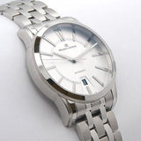 Buy Shop Maurice Lacroix Pontos Date Automatic Silver Dial Silver Steel Strap Watch For Men - PT6148-SS002-130 USA Online