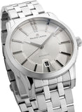 Buy Shop Maurice Lacroix Pontos Date Automatic Silver Dial Silver Steel Strap Watch For Men - PT6148-SS002-130 USA Online