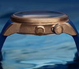 Buy Shop Maurice Lacroix Pontos Diver Limited Edition Black Dial Brown Leather Strap Watch For Men - PT6248-BRZ01-330-3 USA Online