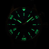 Buy Shop Maurice Lacroix Pontos S Diver Automatic Black Dial Brown Leather Strap Watch For Men - PT6248-BRZ01-330-2 USA Online