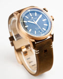 Buy Shop Maurice Lacroix Pontos S Diver Automatic Black Dial Brown Leather Strap Watch For Men - PT6248-BRZ01-330-2 USA Online