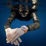 Buy Shop Maurice Lacroix Pontos S Diver Black Dial Orange Rubber Strap Watch For Men - PT6248-SS00L-330-J USA Online