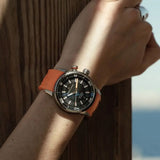 Buy Shop Maurice Lacroix Pontos S Diver Black Dial Orange Rubber Strap Watch For Men - PT6248-SS00L-330-J USA Online