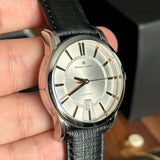 Buy Shop Maurice Lacroix Pontos Silver Dial Black Leather Strap Watch For Men - PT6148-SS001-131 USA Online