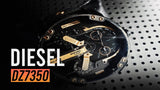 Buy Shop Diesel Mr Daddy 2.0 Chronograph Black Dial Black Leather Strap Watch For Men - DZ7350 USA Online
