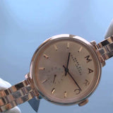 Buy Shop Marc Jacobs Sally Rose Gold Dial Rose Gold Steel Strap Watch for Women - MBM3364 USA Online
