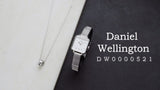 Buy Shop Daniel Wellington Quadro Studio White Dial Silver Mesh Bracelet Watch For Women - DW00100521 USA Online
