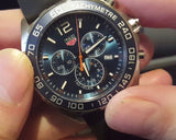Buy Shop Tag Heuer Formula 1 Blue Dial Black Rubber Strap Watch for Men - CAZ1014.FT8024 USA Online