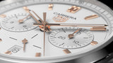 Buy Shop Tag Heuer Carrera Chronograph White Dial Brown Leather Strap Watch for Men - CBN2013.FC6483 USA Online