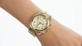 Buy Shop Michael Kors Runway Gold Dial Gold Steel Strap Watch for Women - MK5166 USA Online