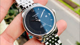 Buy Shop Tissot Le Locle Automatic Black Dial Silver Steel Strap Watch For Men - T006.408.11.057.00 USA Online