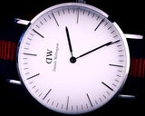 Buy Shop Daniel Wellington Classic Oxford White Dial Two Tone NATO Strap Watch For Women - DW00100046 USA Online