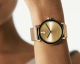 Buy Shop Movado Bold Gold Dial Gold Mesh Bracelet Watch for Women - 3600242 USA Online