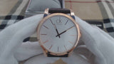 Buy Shop Calvin Klein City Silver Dial Brown Leather Strap Watch For Men - K2G21629 USA Online