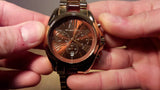 Buy Shop Michael Kors Bradshaw Chronograph Burgundy Dial Two Tone Steel Strap For Women - MK6269 USA Online