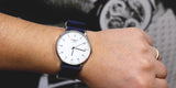 Buy Shop Tissot T Classic Everytime Large White Dial Blue NATO Strap Watch For Men - T109.610.17.037.00 USA Online