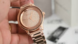 Buy Shop Michael Kors Kinley Rose Gold Dial Rose Gold Steel Strap Watch for Women - MK6210 USA Online