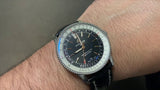 Buy Shop Breitling Navitimer 1 Automatic 41mm Black Dial Black Leather Strap Mens Watch - A17326211B1P2 USA Online