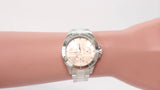 Hugo Boss Premiere Rose Gold Dial Silver Steel Strap Watch for Women - 1502444