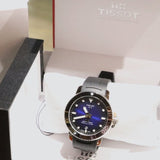 Tissot Seastar 1000 Powermatic 80 Blue Dial Black Rubber Strap Watch For Men - T120.407.17.041.00