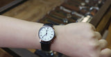 Buy Shop Tissot Everytime Small White Dial Black Leather Strap Watch For Women - T109.210.16.033.00 USA Online