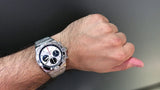 Buy Shop Breitling Chronomat B01 42mm Silver Dial Silver Steel Strap Watch for Men - AB0134101G1A1 USA Online