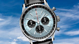 Buy Shop Breitling Navitimer B01 Chronograph 43 Blue Dial Black Leather Strap Watch for Men - AB0138241C1P1 USA Online