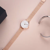 Buy Shop Daniel Wellington Petite Pressed Melrose White Dial Gold Mesh Bracelet Watch For Women - DW00100447 USA Online